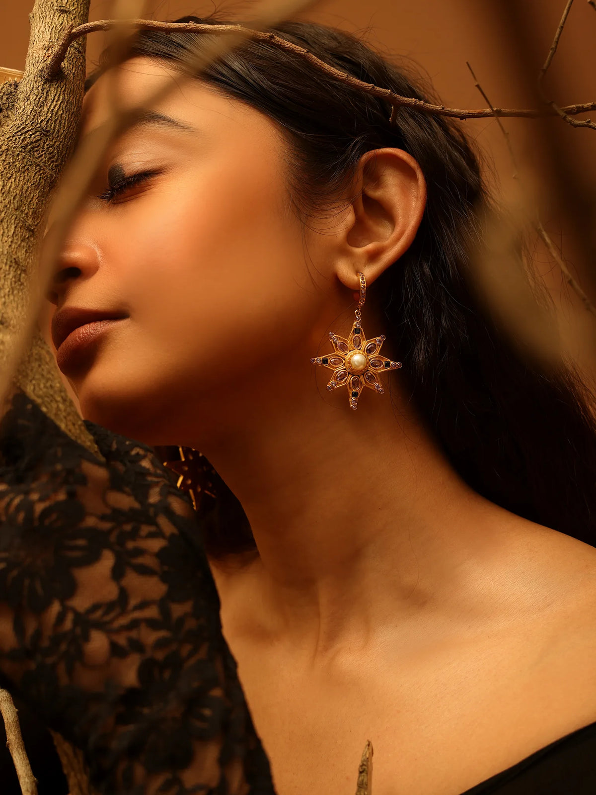 Nakshatra Hook Earring