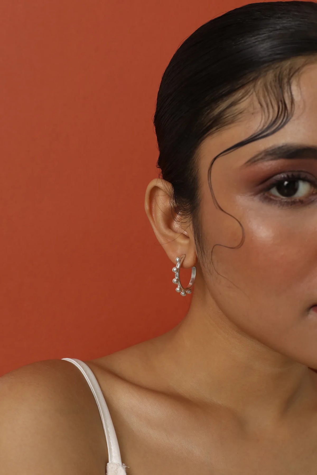 Small Freckle Hoops