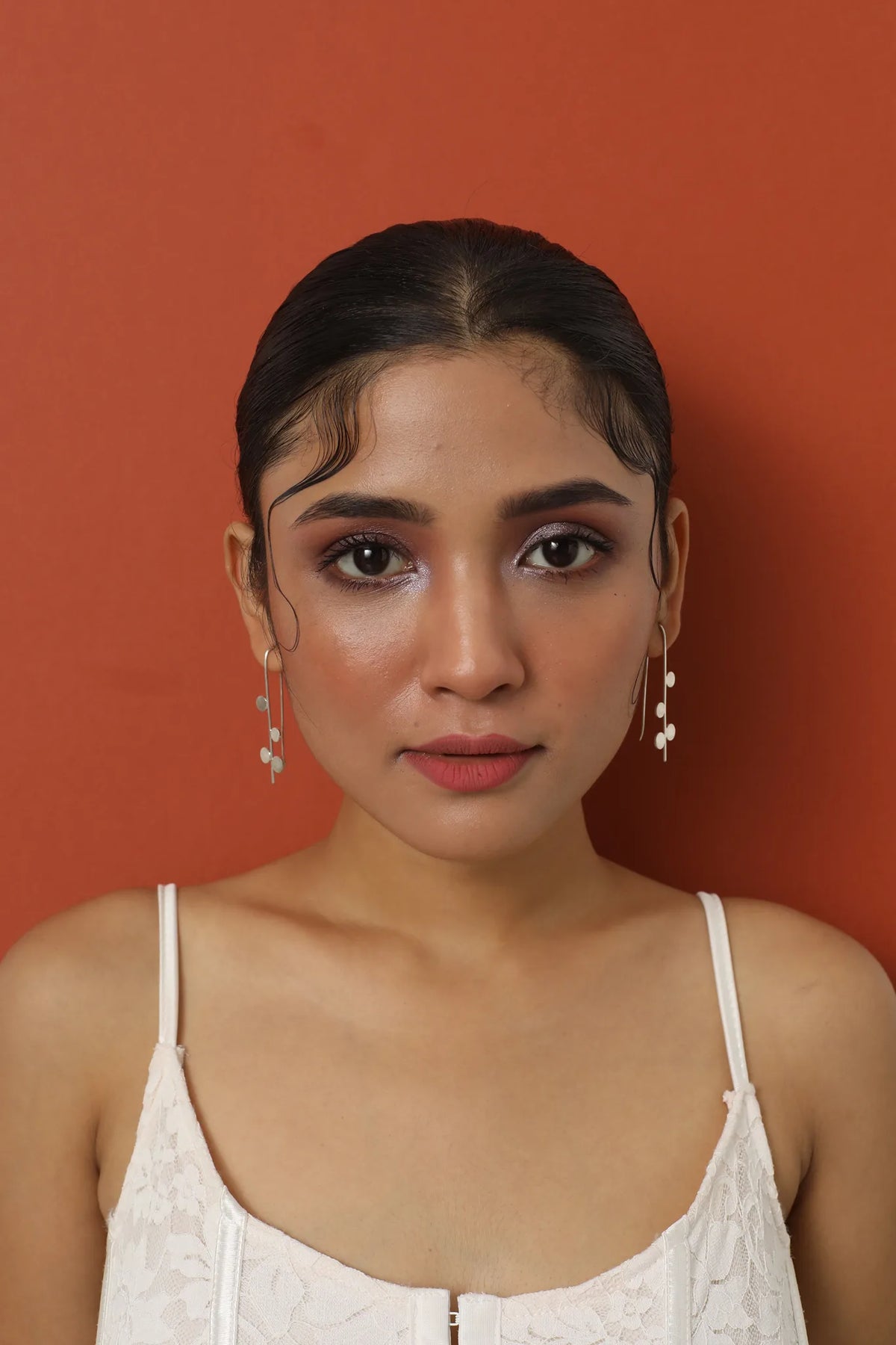 String & Dots Earring
