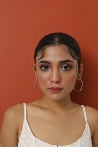 Large Freckle Hoops