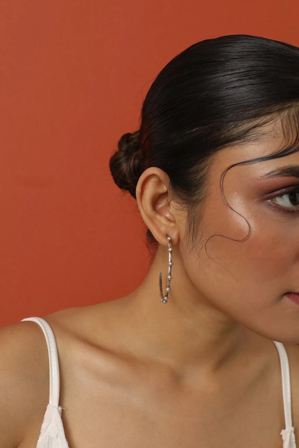 Large Freckle Hoops