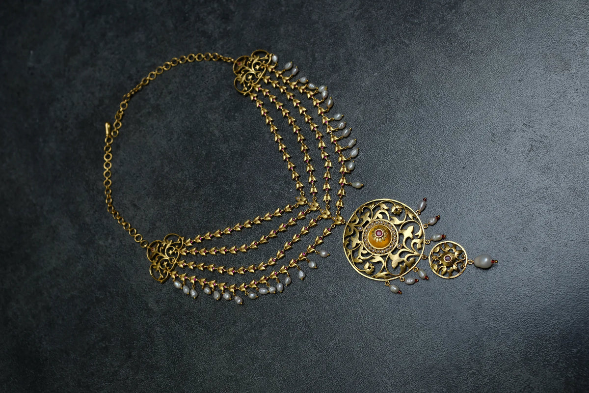 Chaar Lohori Neckpiece