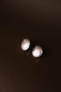 Silver Disc Earring