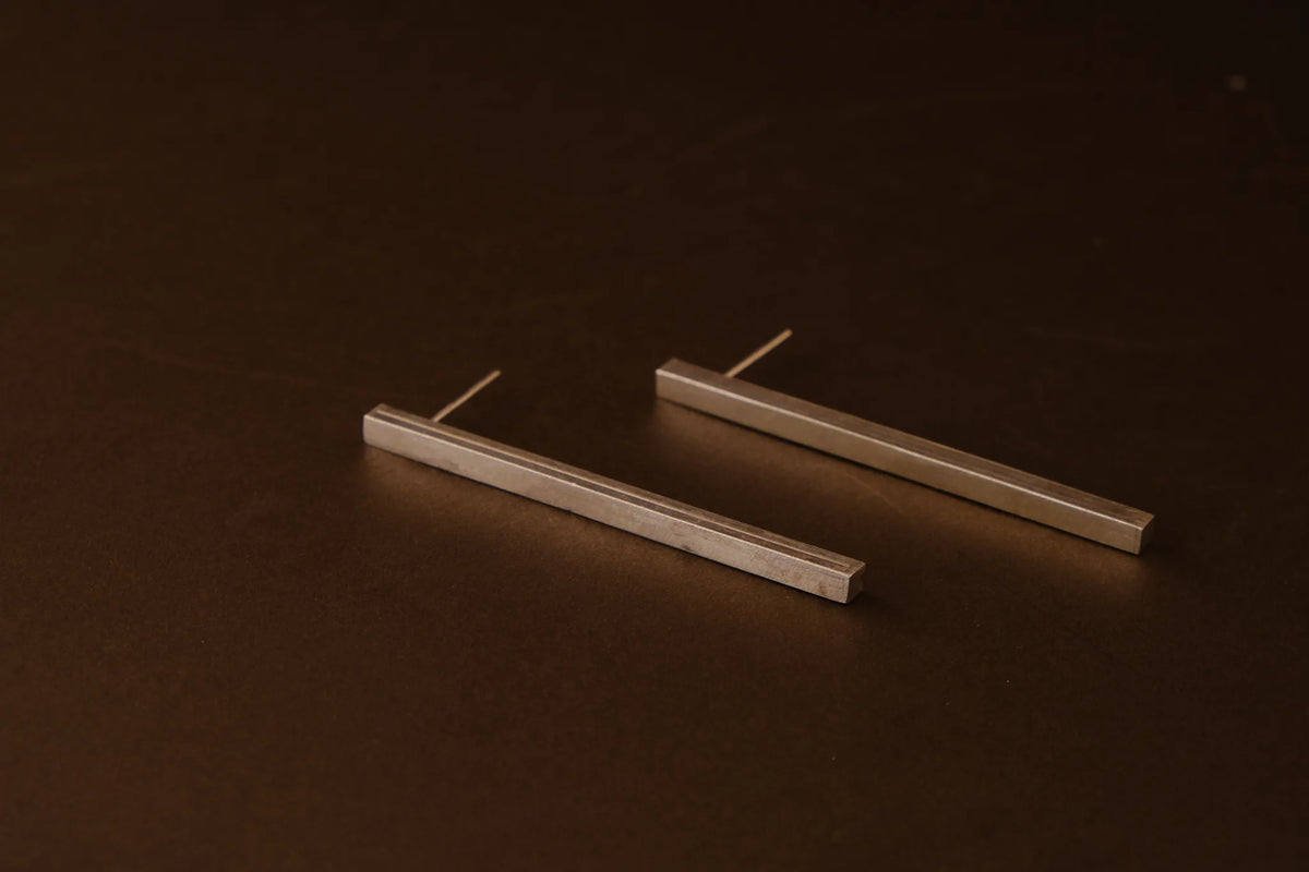 Silver Stick Earring
