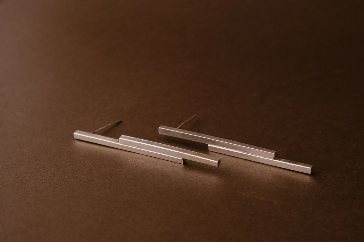Dual Stick Earring