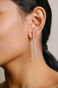 Dual Stick Earring