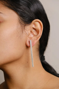 Silver Stick Earring