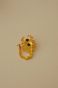 Midnight Sting Brooch