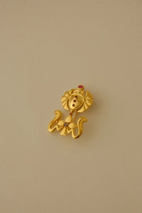 Dual Serpent Brooch