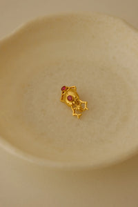 Blood Stone Brooch
