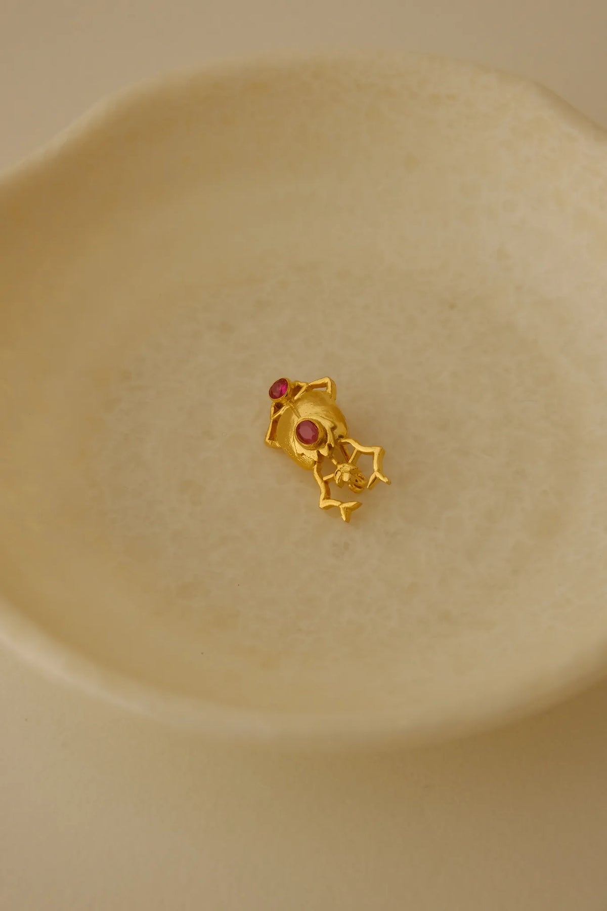 Blood Stone Brooch