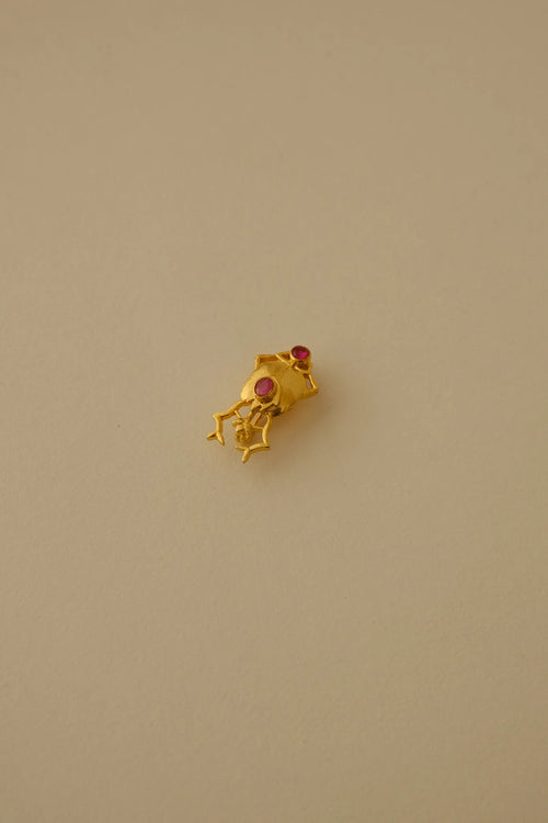 Blood Stone Brooch