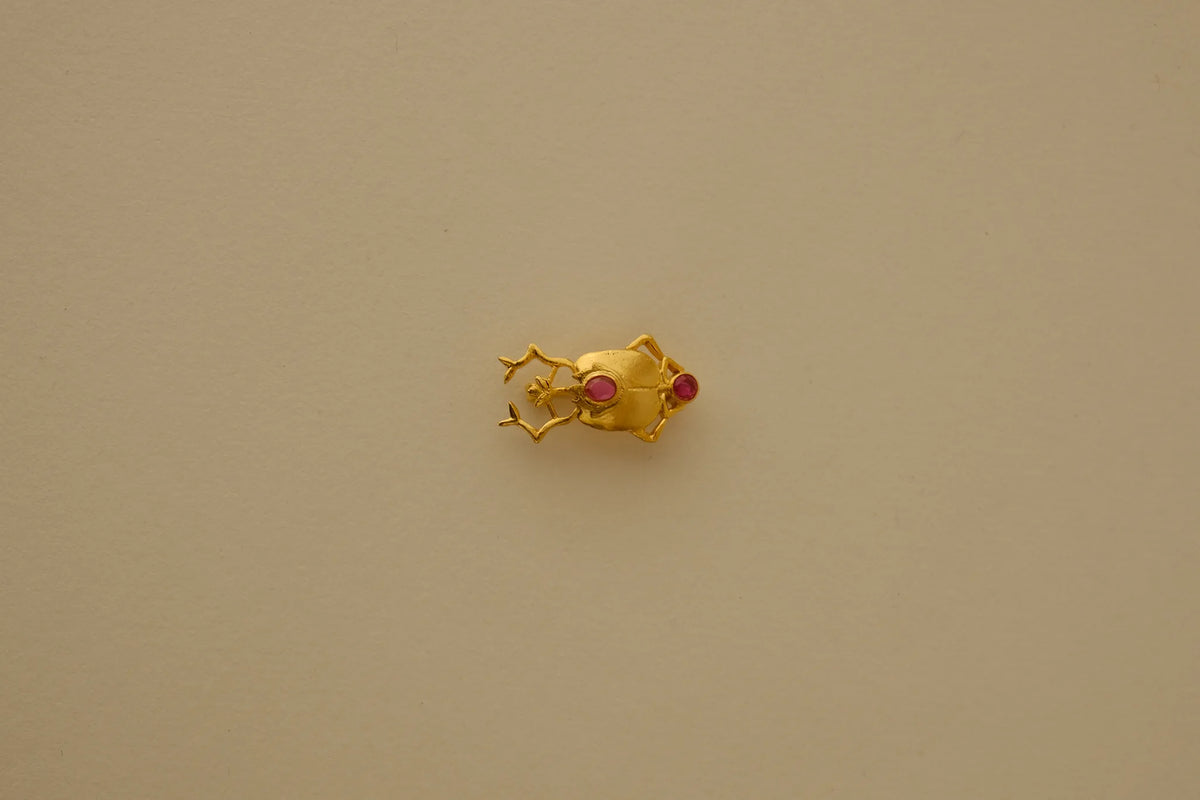 Blood Stone Brooch