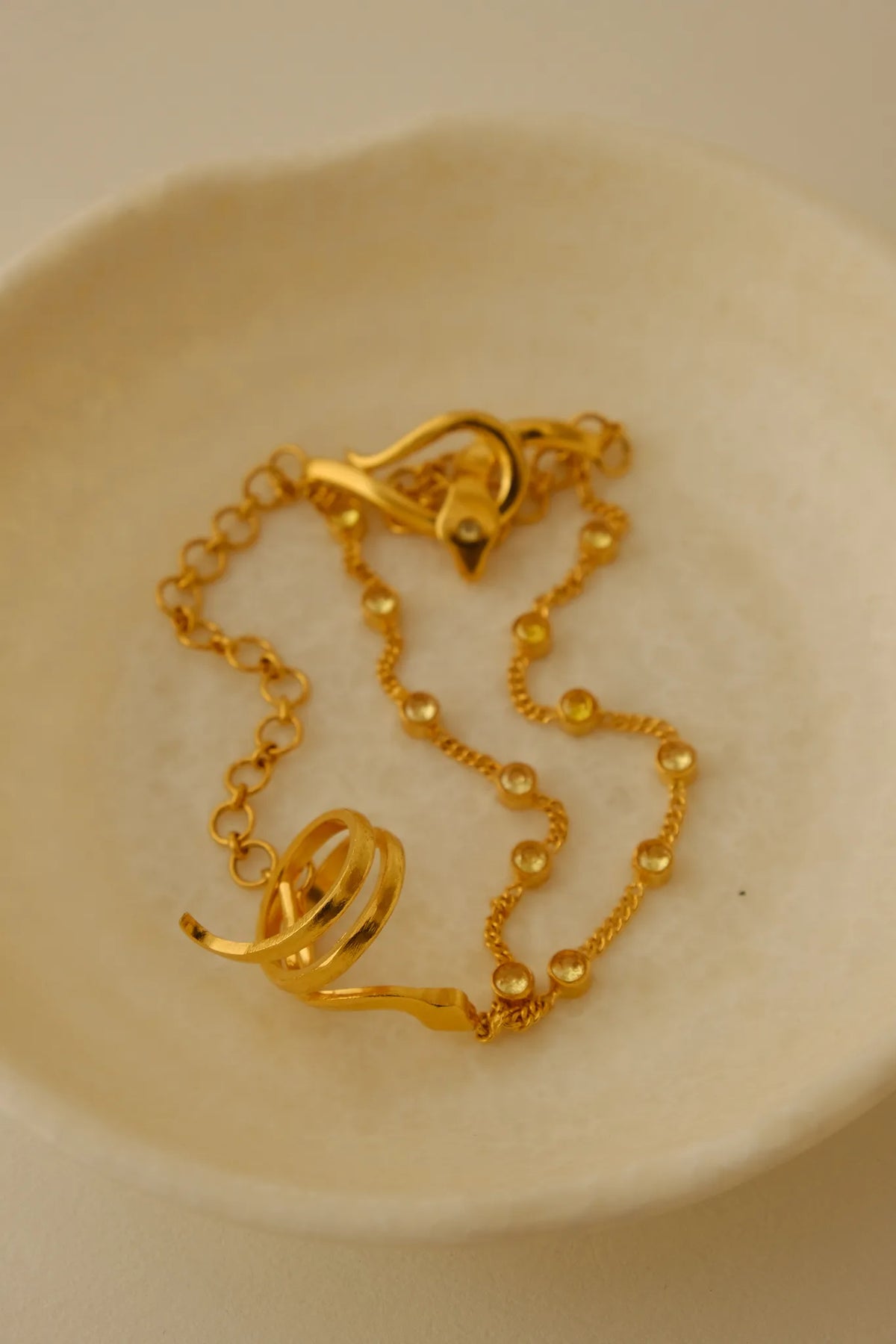 Serpentine Charm Bracelet