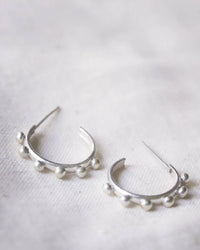 Small Freckle Hoops