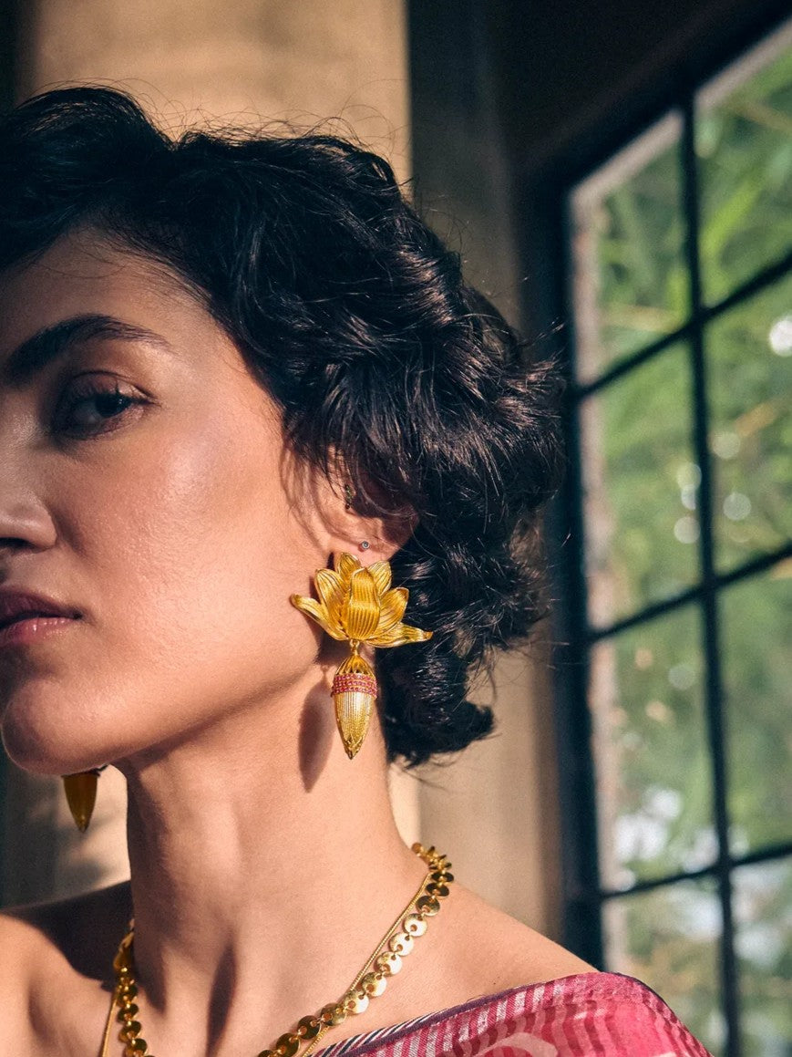 Banana Blossom Earrings