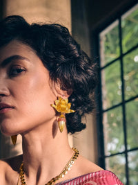 Banana Blossom Earrings