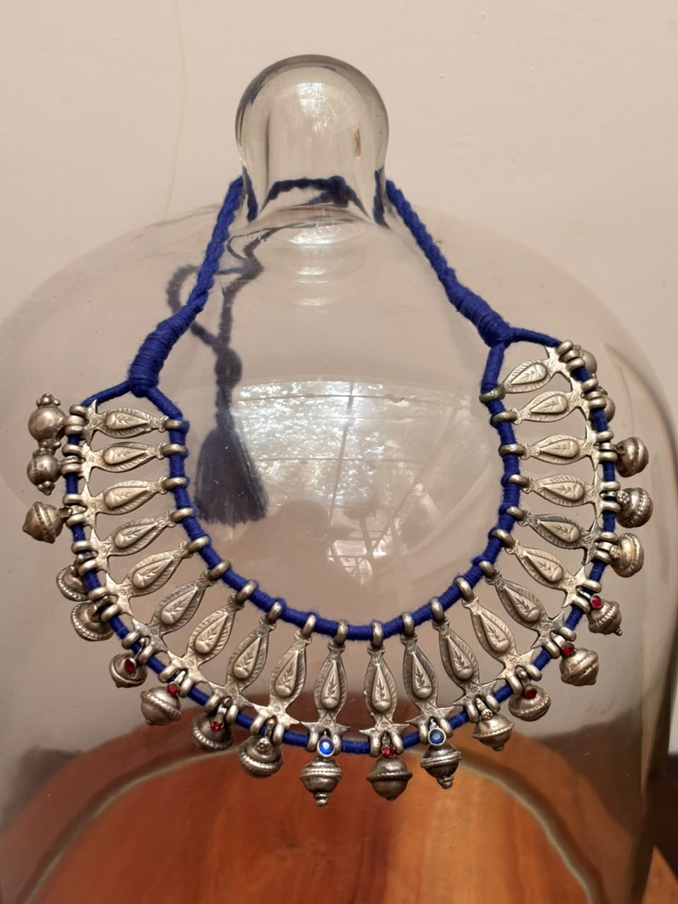 Vintage Blue Kajallata Neckpiece