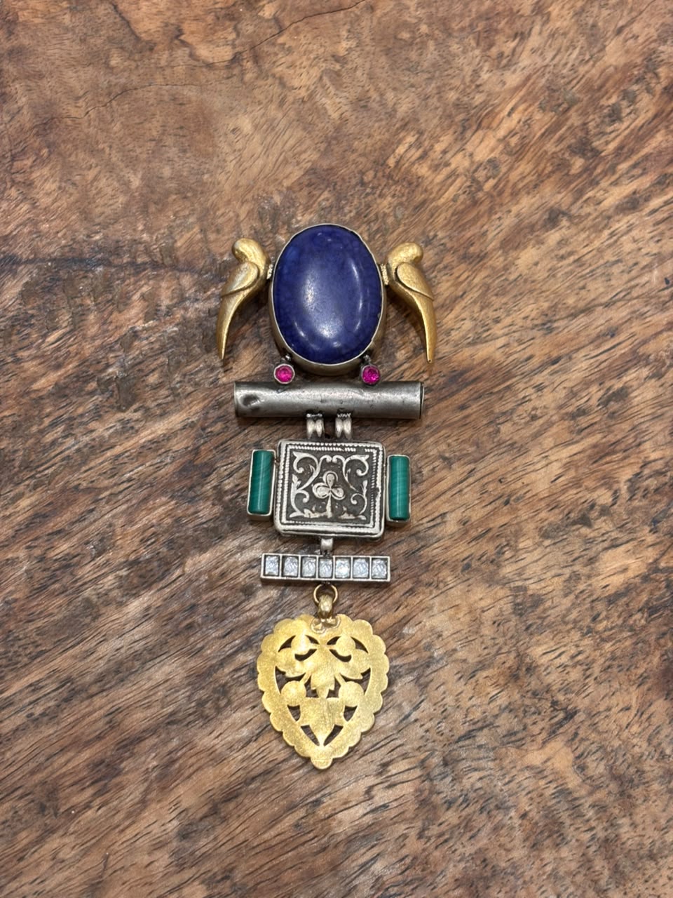 Vintage Lapiz Maduli Pendant