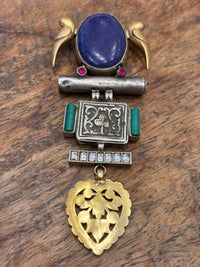 Vintage Lapiz Maduli Pendant