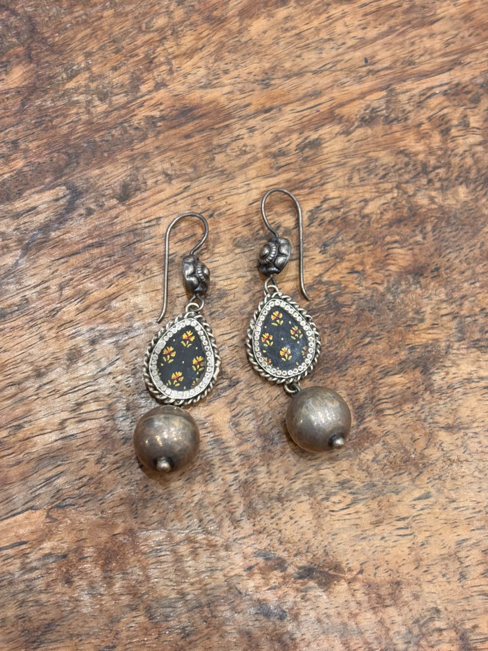 Vintage Yellow Flower Dangler