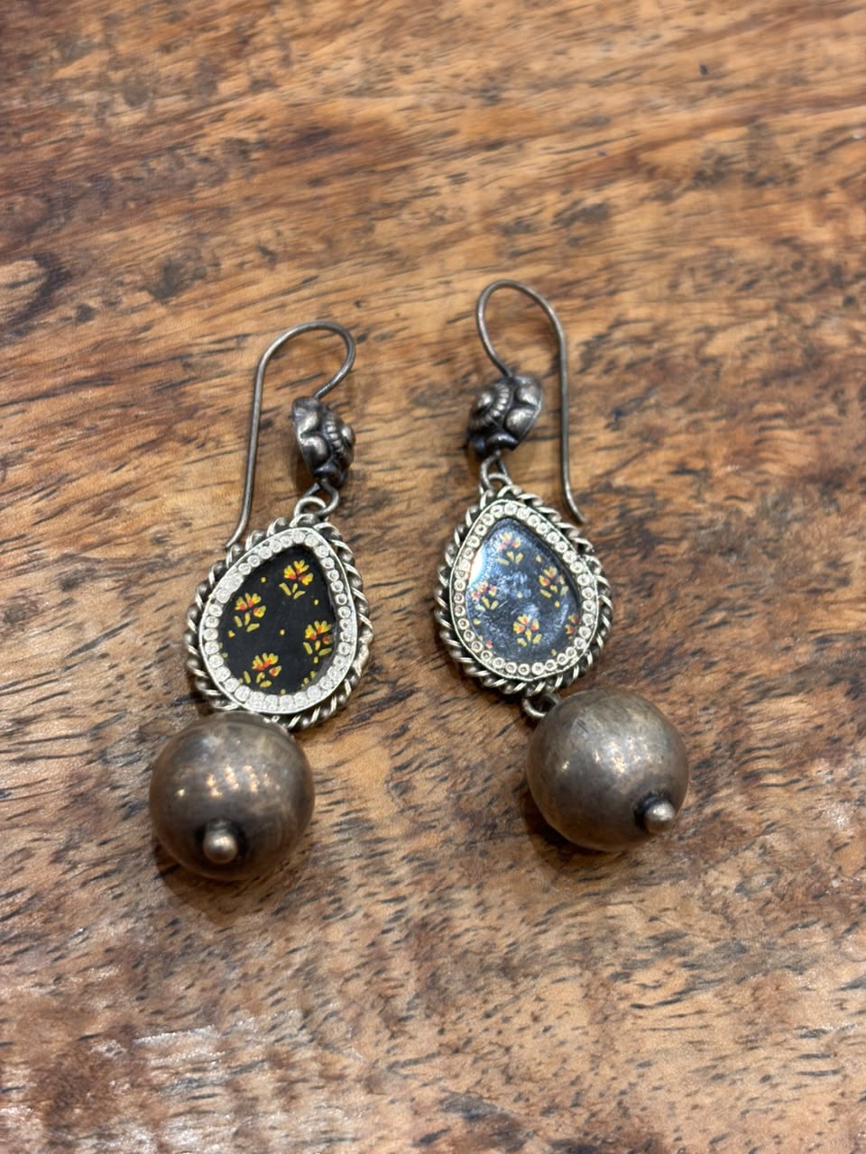 Vintage Yellow Flower Dangler