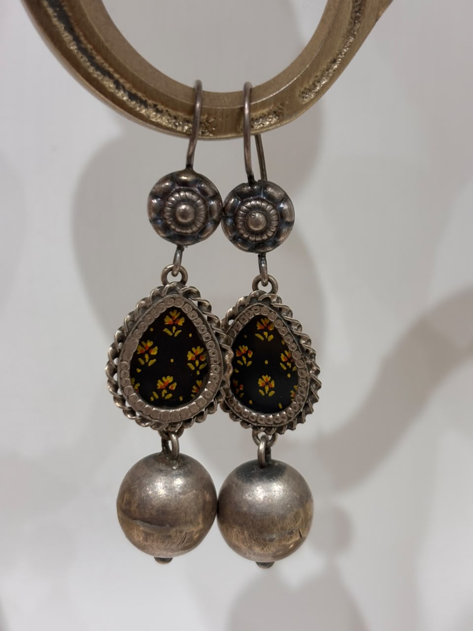 Vintage Yellow Flower Dangler