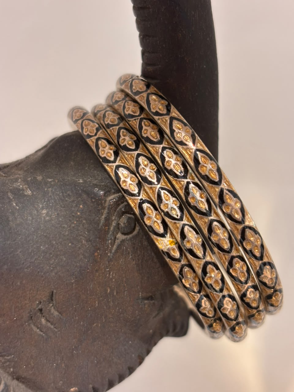 Vintage Gold Meena Bangle