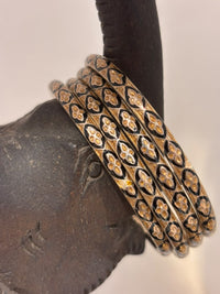 Vintage Gold Meena Bangle