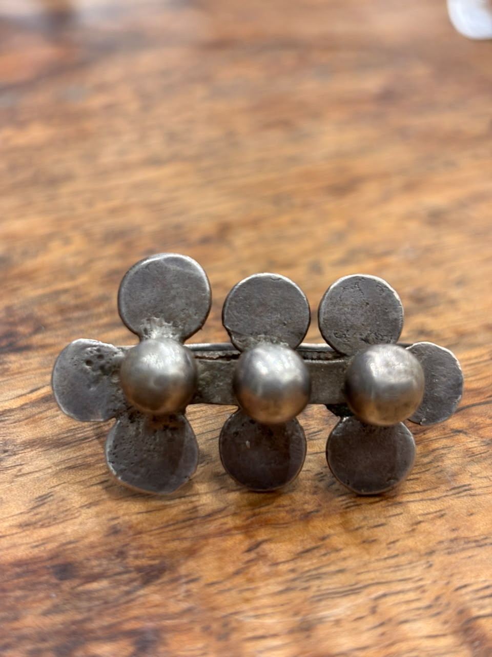 Vintage Three Flower Ring