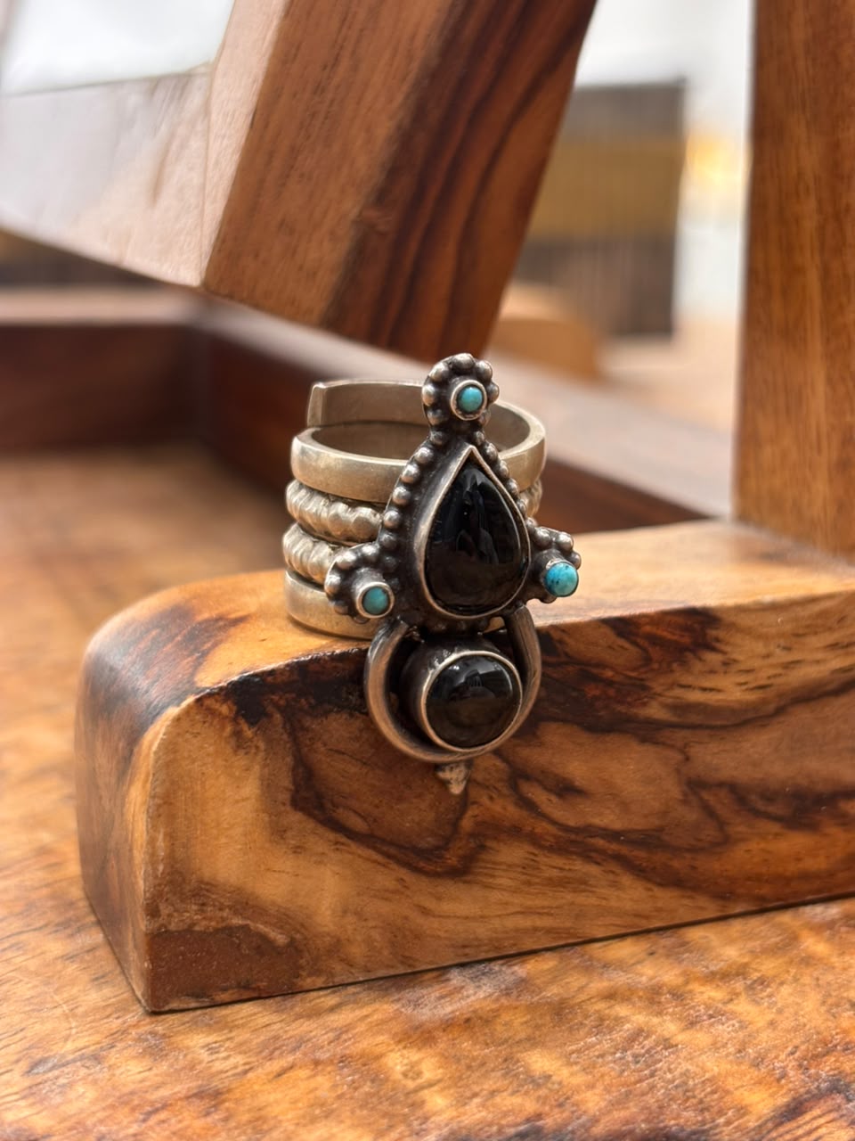 Vintage Spiral Flower Ring