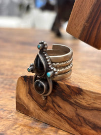 Vintage Spiral Flower Ring