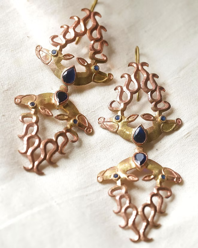 Mrigonayani Earrings