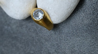 White Stone Ring